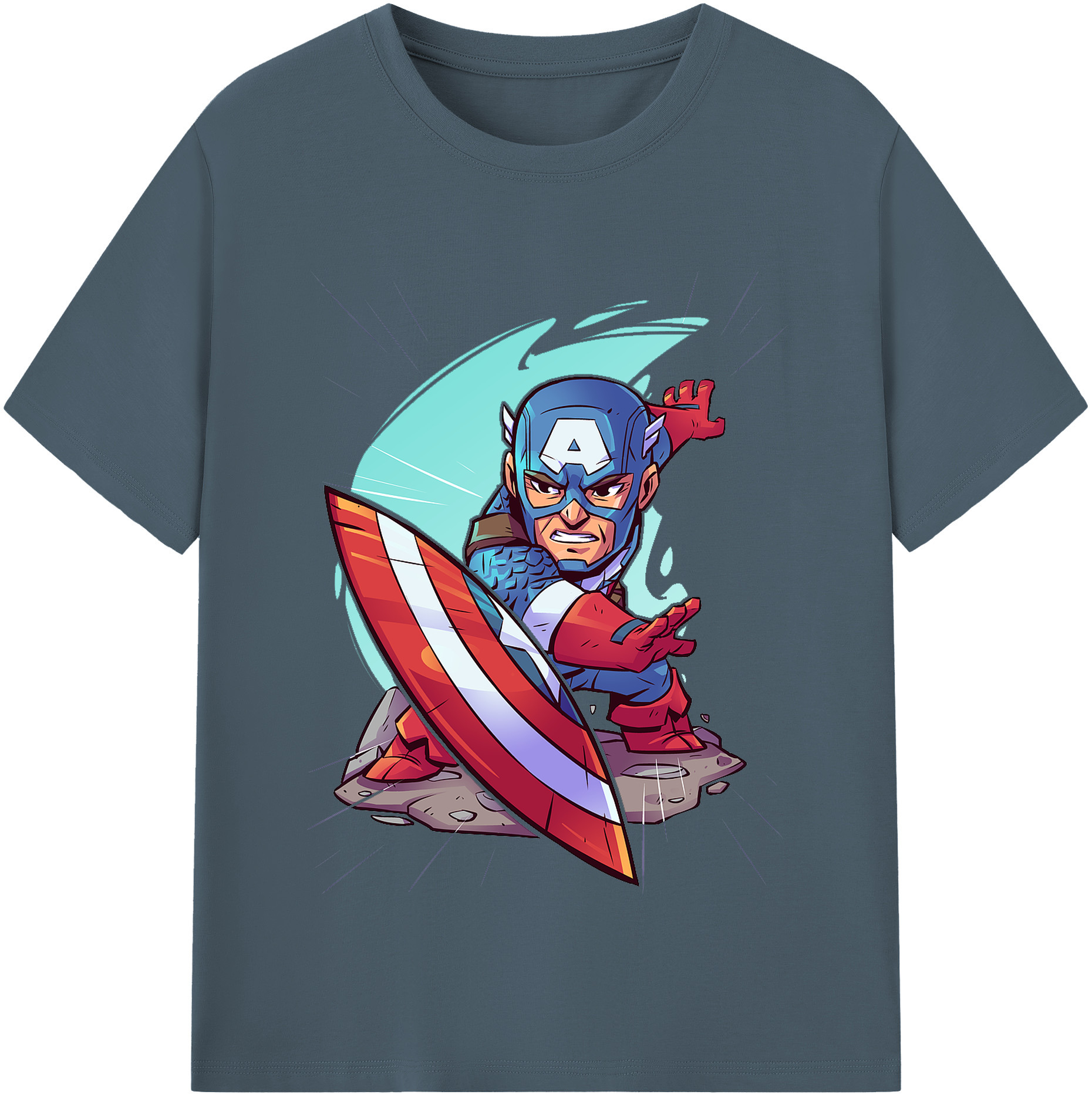 （画像用） アベンジャーズ The Avengers 綿100％半袖Tシャツ（フロントプリント）